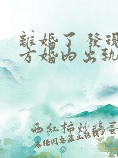 离婚了 发现对方婚内出轨还可以起诉吗