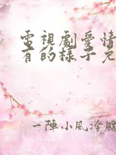 电视剧爱情应该有的样子免费观看