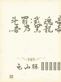 斗罗:武魂帝天,吾乃黑龙帝君