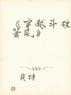 《穿越斗破名叫萧风》