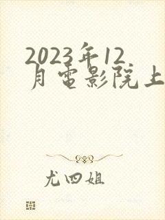 2023年12月电影院上映的电影