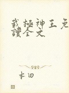 武极神王免费阅读全文