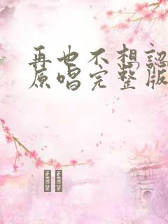 再也不想认识谁原唱完整版歌词