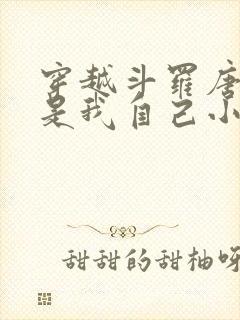 穿越斗罗唐三竟是我自己小说