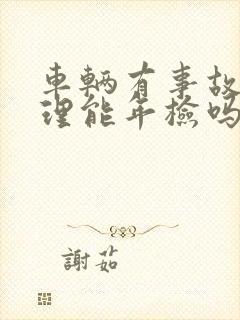 车辆有事故未处理能年检吗