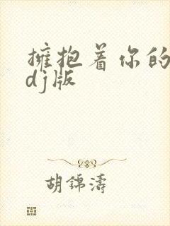 拥抱着你的离去dj版