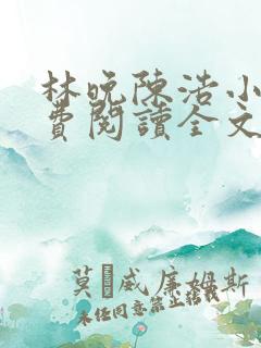 林晚陈浩小说免费阅读全文最新章节