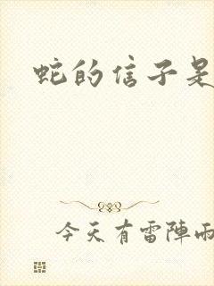 蛇的信子是什么