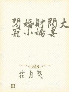 闪婚财阀大叔强宠小娇妻