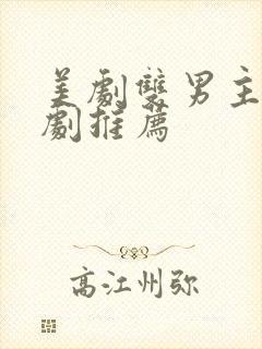 美剧双男主电视剧推荐