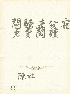 闷骚老公宠上瘾免费阅读