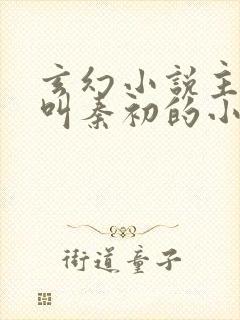 玄幻小说主人公叫秦初的小说