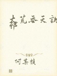 大荒吞天诀柳无邪