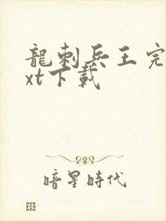 龙刺兵王完整txt下载