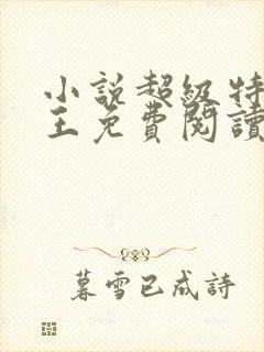 小说超级特战兵王免费阅读