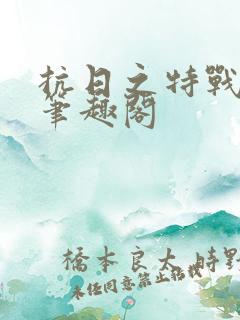 抗日之特战兵王笔趣阁