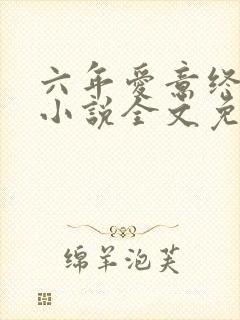 六年爱意终成恨小说全文免费阅读