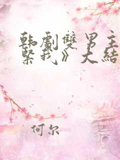 韩剧双男主《抱紧我》大结局