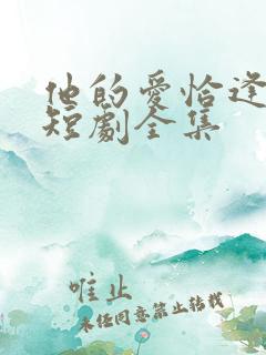 他的爱恰逢其时短剧全集