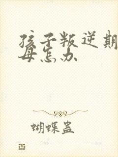 孩子叛逆期打父母怎办