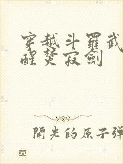 穿越斗罗武魂觉醒焚寂剑