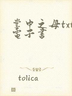 掌中之母txt电子书