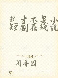 我才不是小可怜短剧在线观看