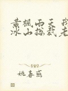 黄枫雨天 我的冰山总裁老婆