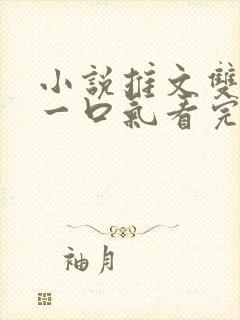 小说推文双男主一口气看完