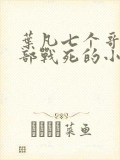 叶凡七个哥哥全部战死的小说叫什么名字