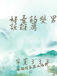 好看的双男主小说推荐