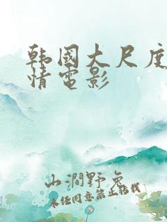 韩国大尺度情爱情电影