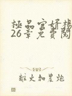 极品官婿杨晓雪26章免费阅读无弹窗