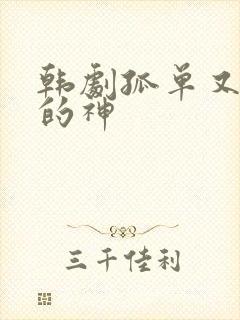 韩剧孤单又灿烂的神