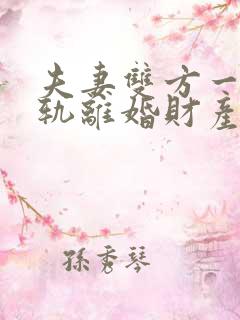 夫妻双方一方出轨离婚财产如何分割