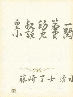 皇叔的第一宠妃小说免费阅读无弹窗