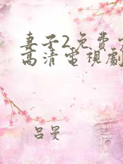 妻子2免费完整高清电视剧在线看