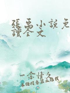 张禹小说免费阅读全文