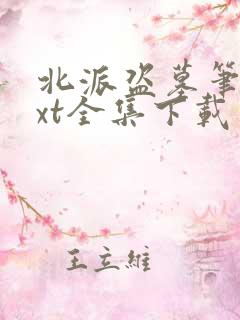 北派盗墓笔记txt全集下载完本免费