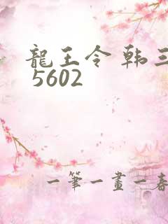 龙王令 韩三千 5602