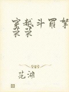 穿越斗罗拿下宁荣荣