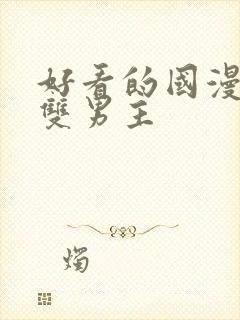 好看的国漫推荐双男主