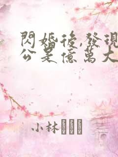 闪婚后,发现老公是亿万大佬小说免费阅读