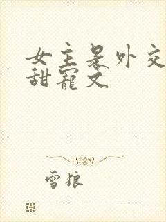 女主是外交官的甜宠文