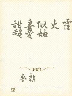 甜妻似火霍爷他超爱她