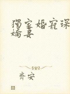 独家婚宠琛少的娇妻