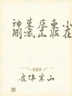 神墓辰东小说无删减正版在线阅读