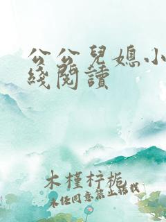 公公儿媳小说在线阅读