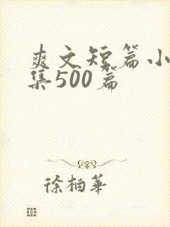 爽文短篇小说合集500篇