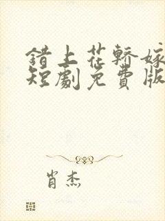 错上花轿嫁王爷短剧免费版